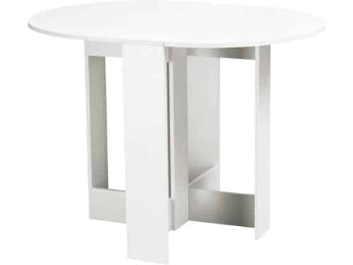 Ruimtebesparende Klaptafel voor Eetkamer - Wit 104 x 76 cm