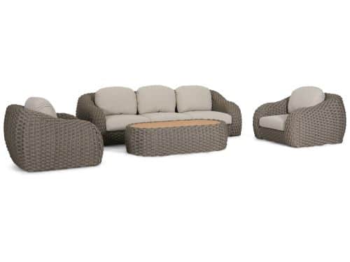 Santika Corda stoel-bank loungeset 4 delig