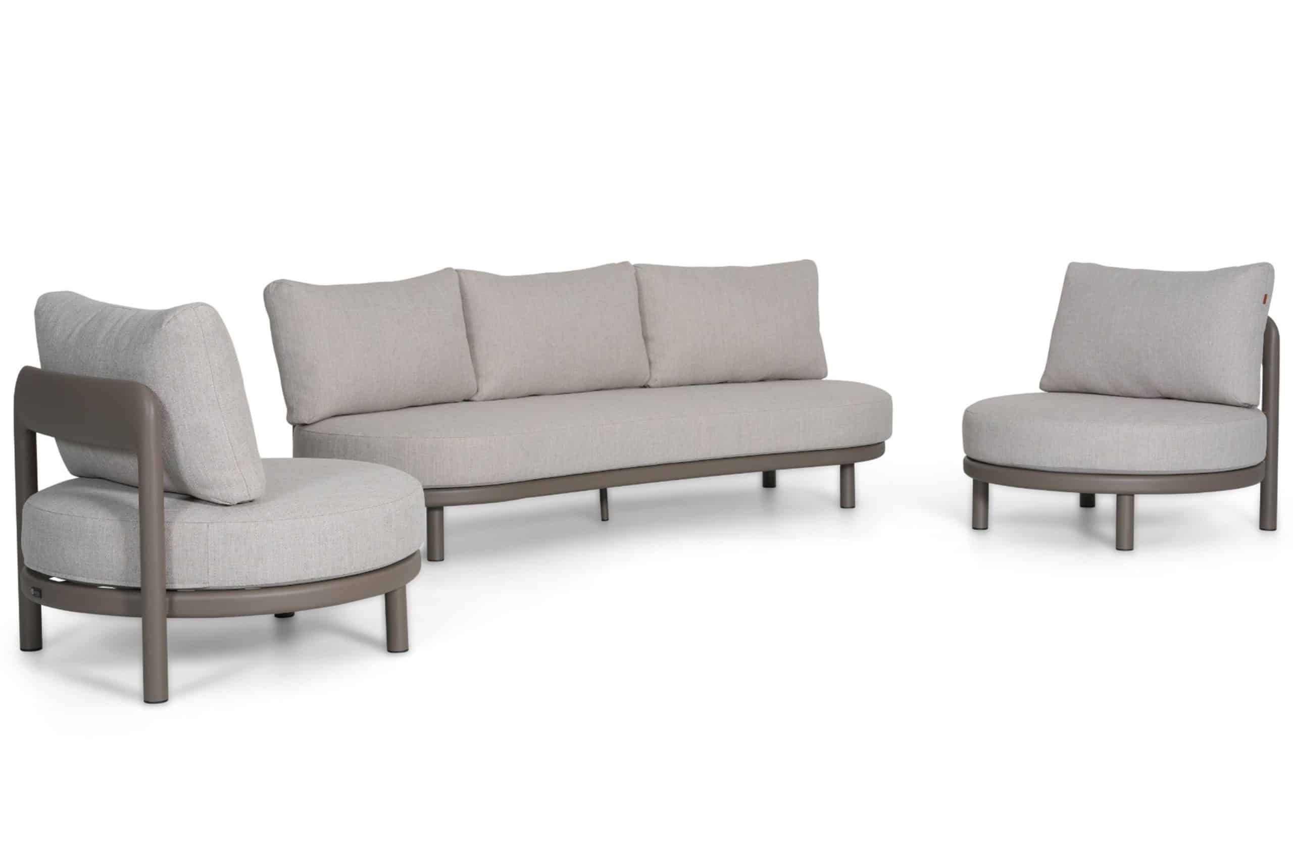 santika wave stoel bank loungeset 3 delig