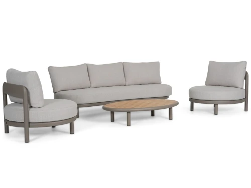 Santika Wave stoel-bank loungeset 4-delig