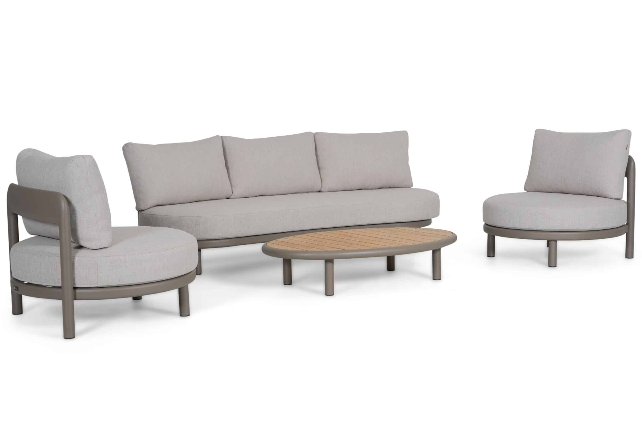 santika wave stoel bank loungeset 4 delig