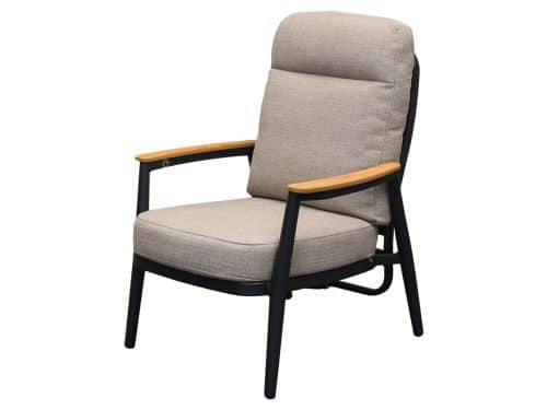 Savanna verstelbare dining tuinstoel aluminium antraciet