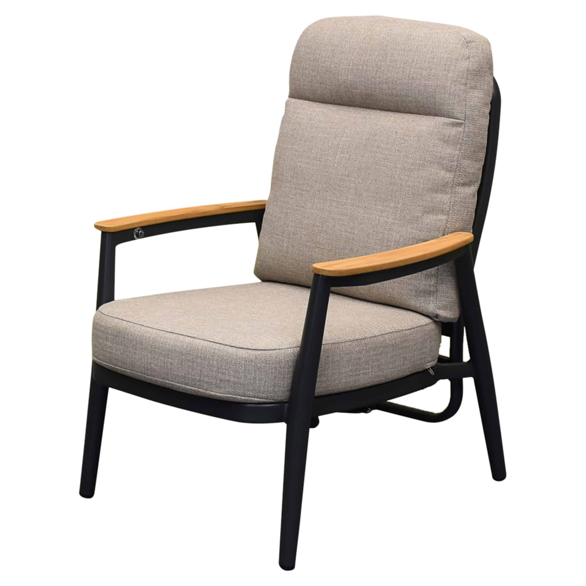 savanna verstelbare dining tuinstoel aluminium antraciet