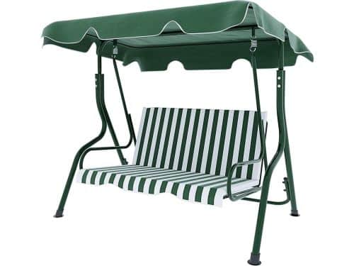 Schommelbank 3-zits - Buitenbank Luifel - Ontspannen Buiten - Verstelbaar