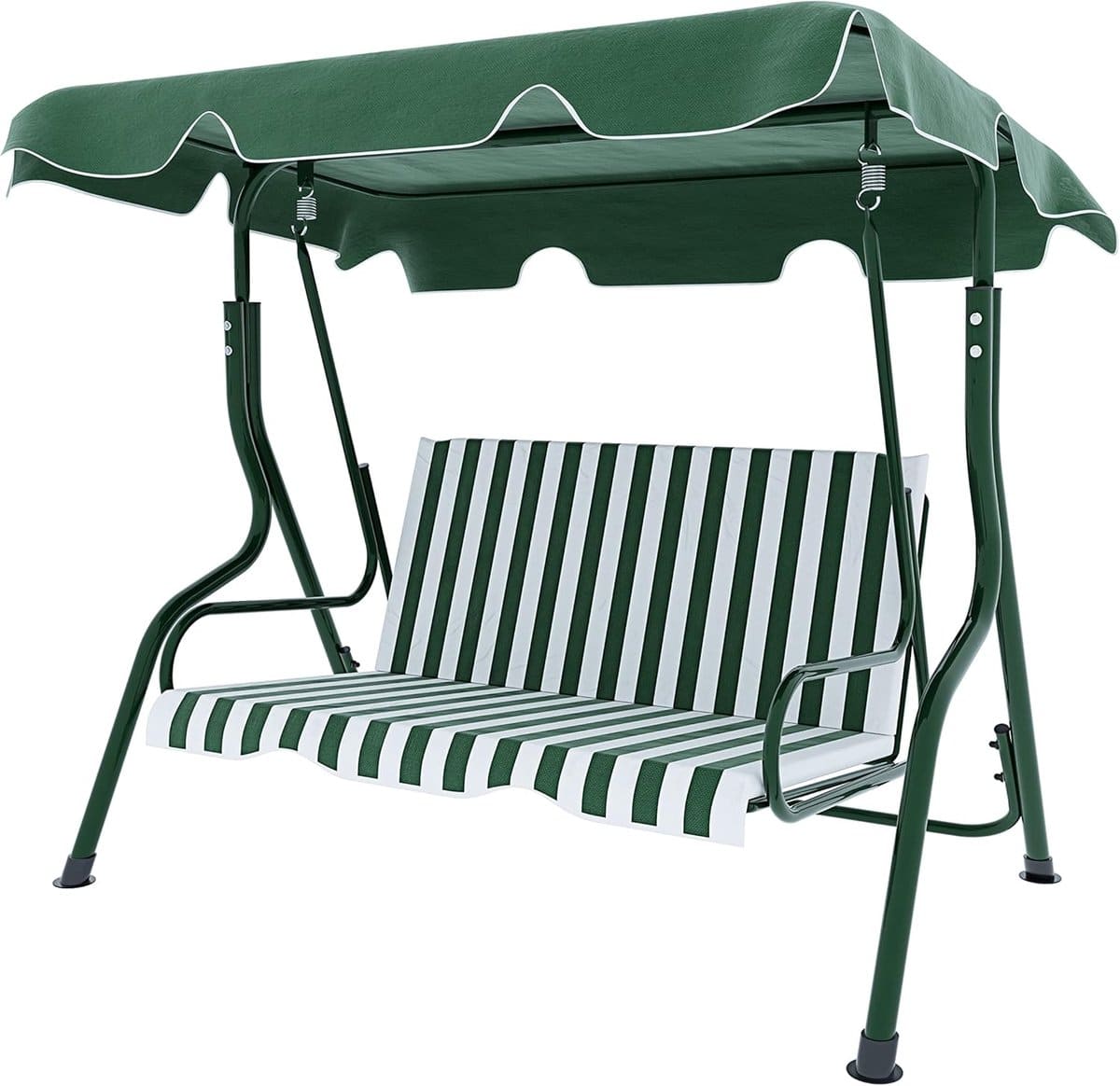 schommelbank 3 zits buitenbank luifel ontspannen buiten verstelbaar