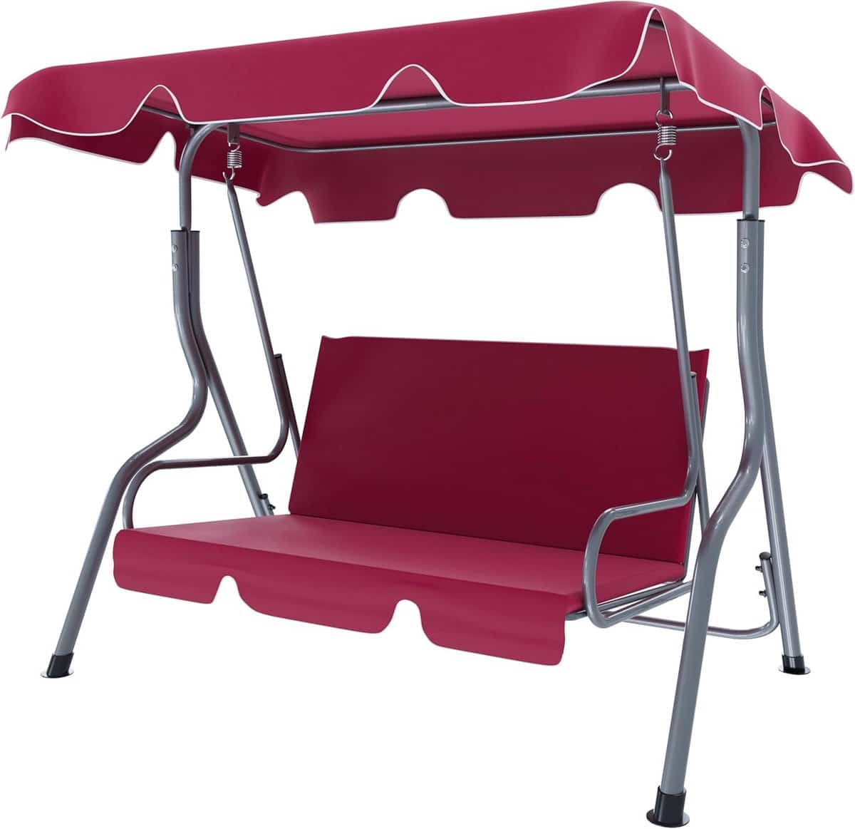 schommelbank 3 zits buitenbank ontspannen buiten verstelbaar zonnedak