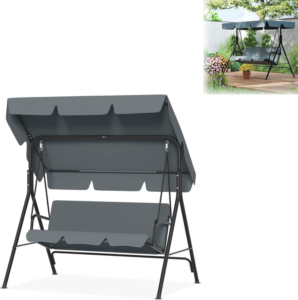 schommelbank tuin 3 zits tuinschommel bank buiten ontspannen