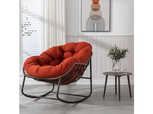 Schommelstoel Rattan - Schommelstoel Buiten - Hangstoel Buiten - Relaxstoel
