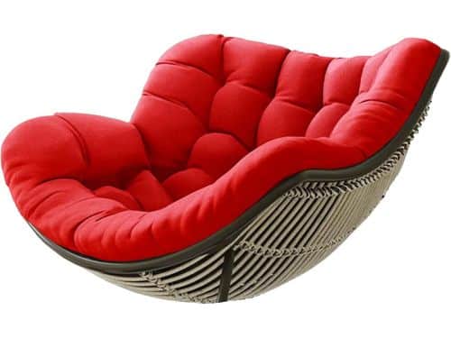 Schommelstoelkussen - Papasan Kussen - Buiten Zitten - Waterdicht Materiaal