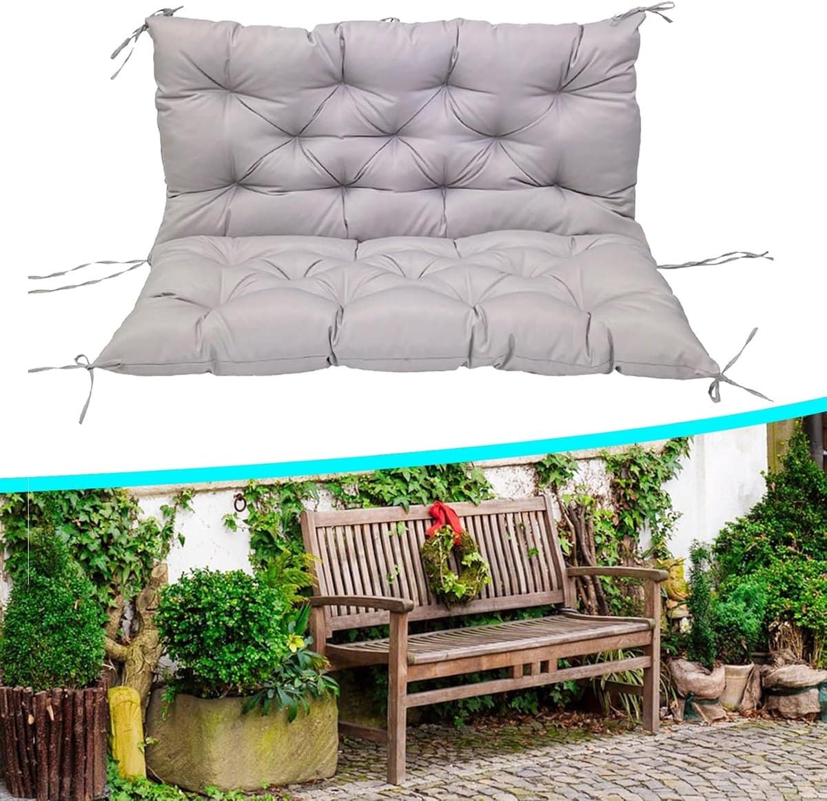 schommelvervangingskussen bankkussen buitenmeubilair waterdicht 47×40 inch