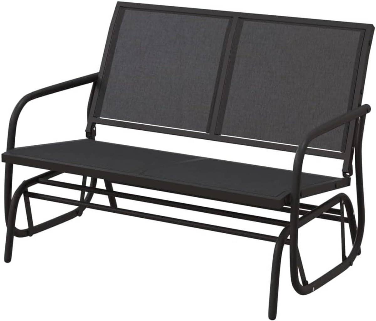 schuifbank tuin schommelbank bank buiten ontspannen textileen