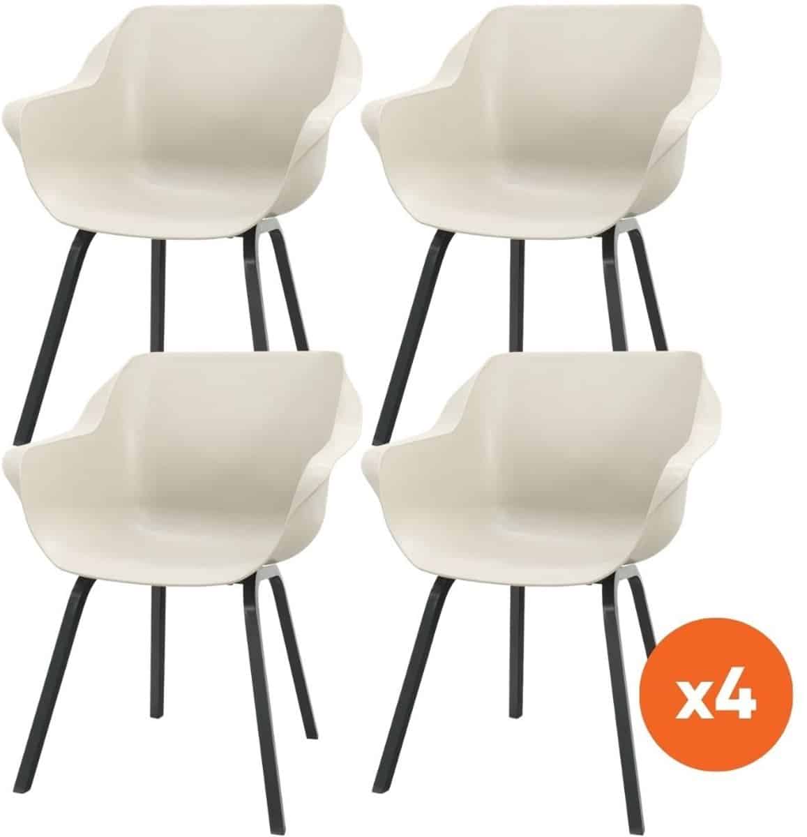 set van 4 hartman sophie element dining kuipstoel