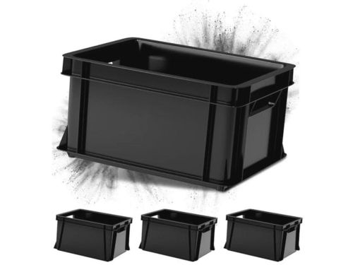 Set van 4 Opbergboxen 11 Liter - Stapelbare Kunststof Boxen