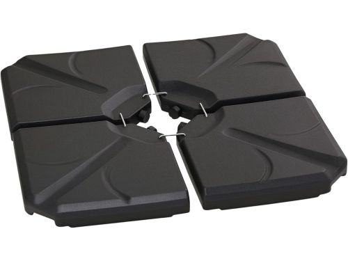 Set van 4 Vulbare Parasolvoeten voor Balkonzonneschermen en Standaard Parasols