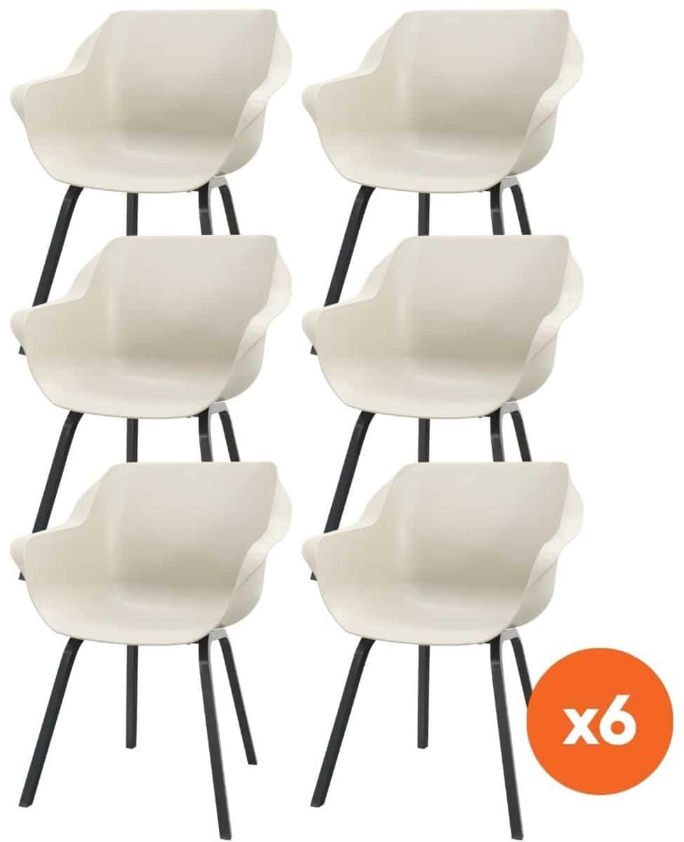 set van 6 hartman sophie element dining kuipstoel