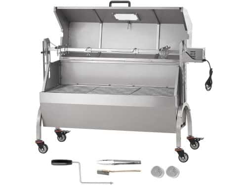 Seth Select Houtskool Spit Grill, Rotisseriegrill, Draaispit barbecue