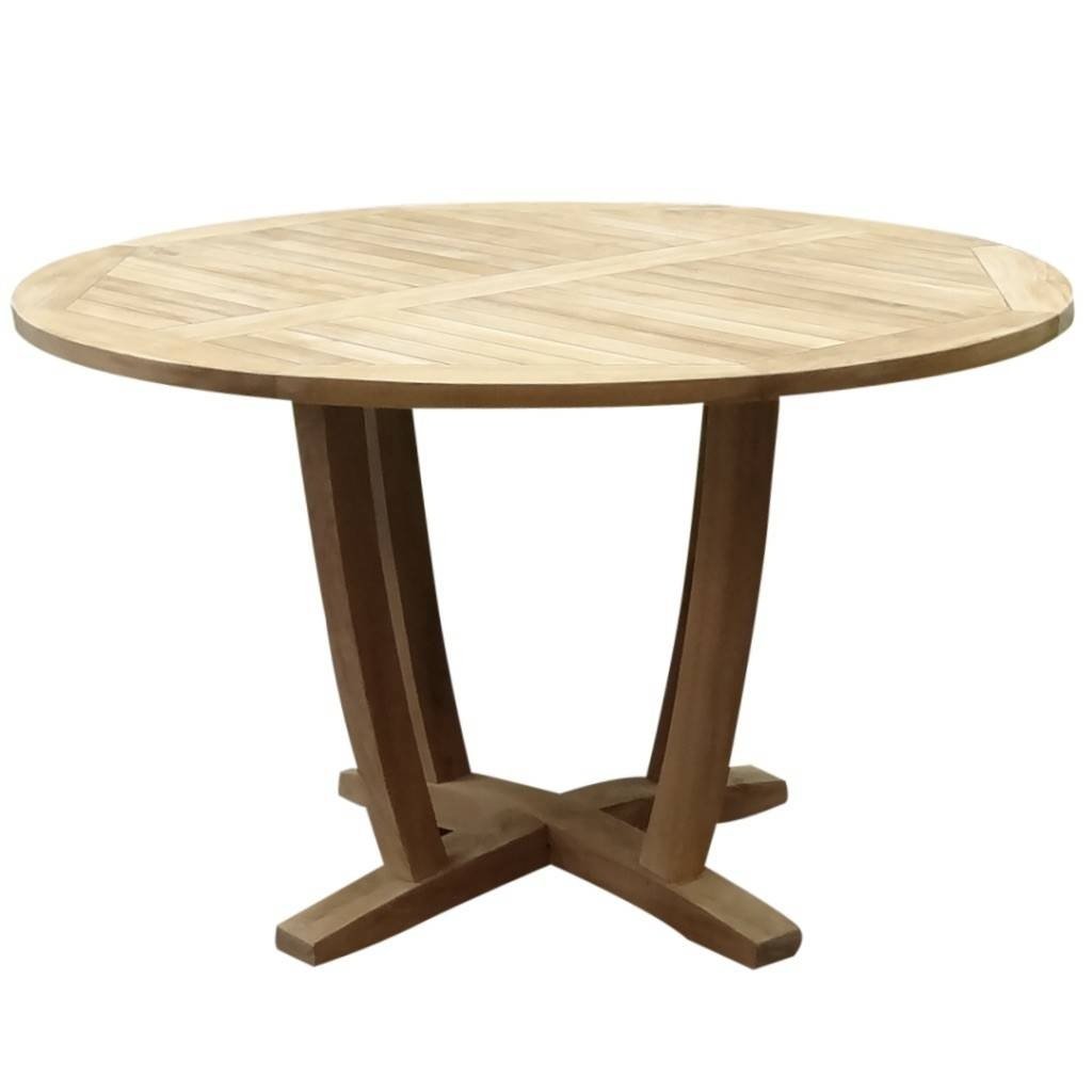 showroommodel legand dining tuintafel 140 cm rond teak