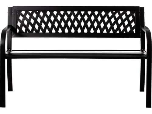 Stalen Tuinbank - Parkbank Buiten - Ontspannen Buitenleven - Duurzaam