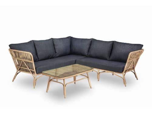 Stanley hoek loungeset bamboo look