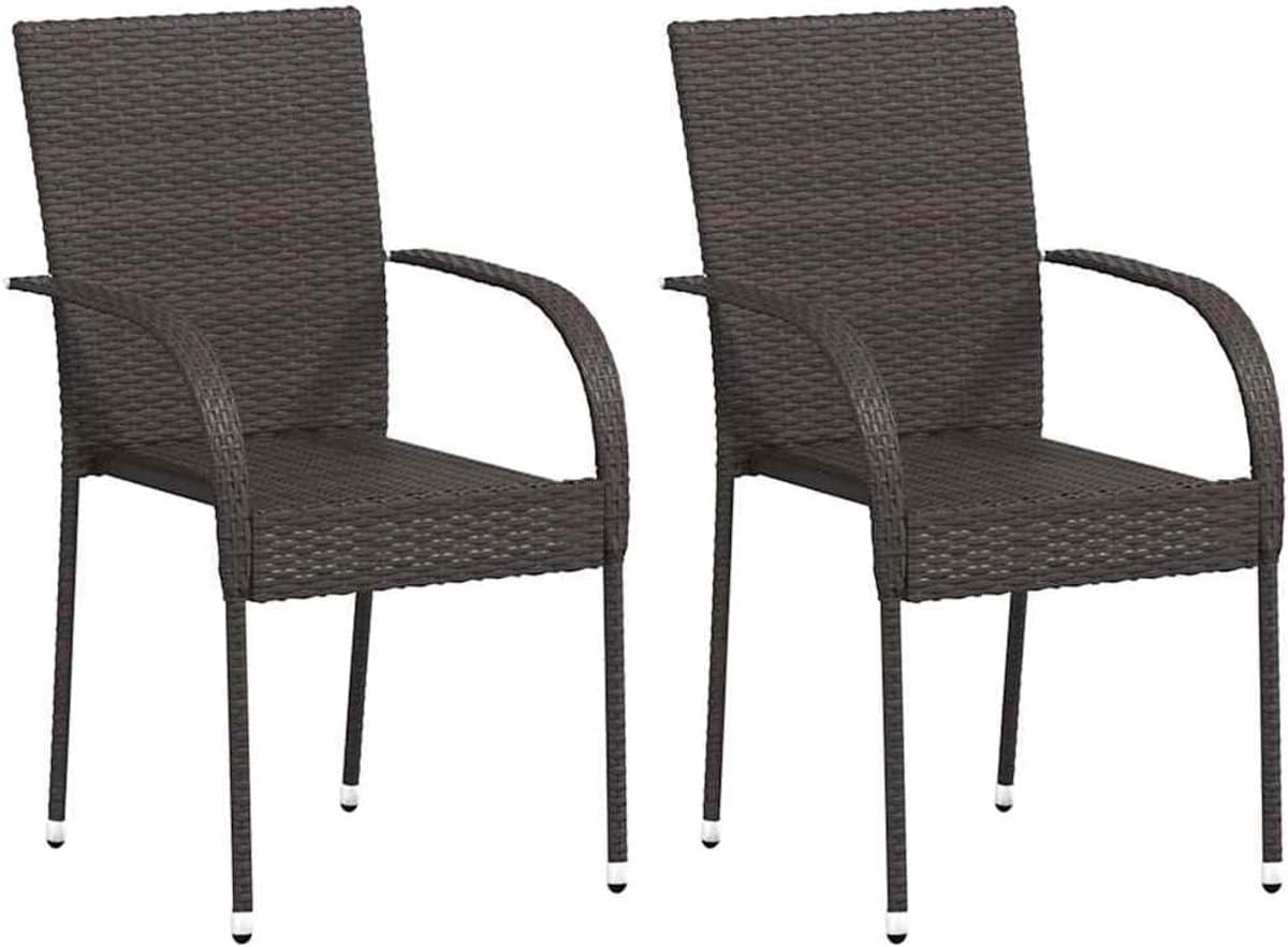 stapelbare tuinstoelen buitenstoelen rotan terras dineren waterafstotend