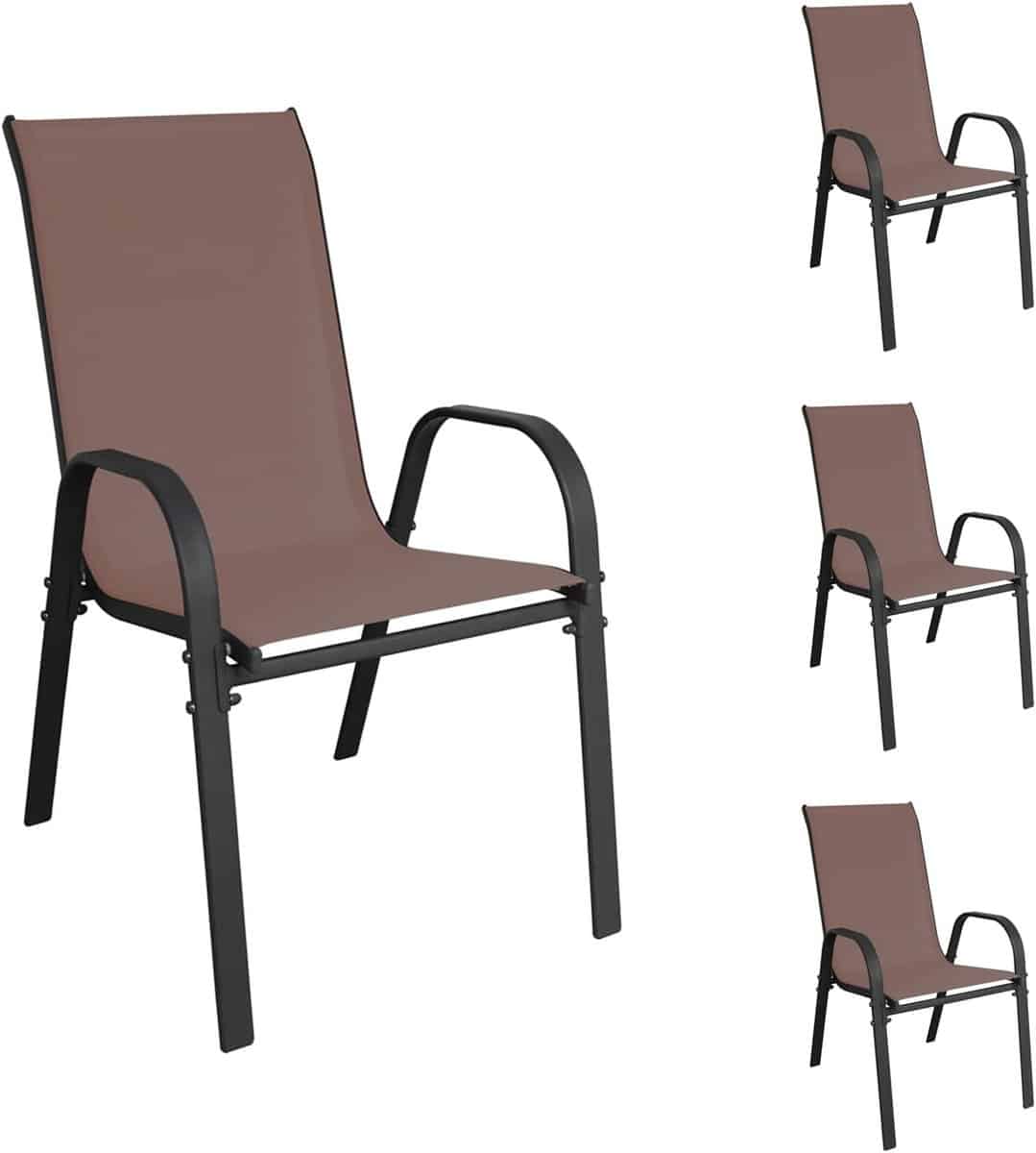 stapelstoelen tuin balkon meubels buiten zitten ruimtebesparend