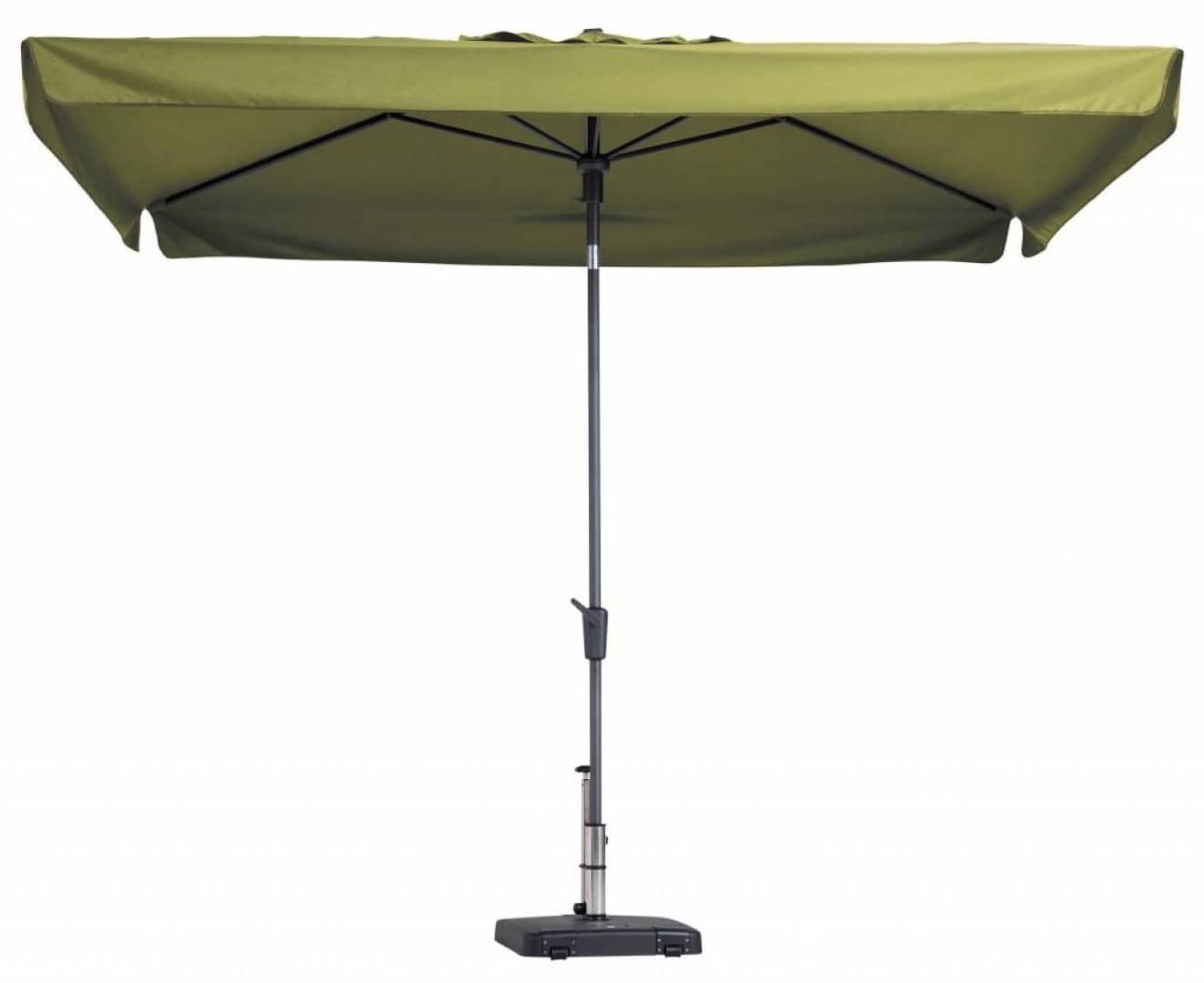stokparasol delos 300 x 200 cm sage green zonwering madison madison