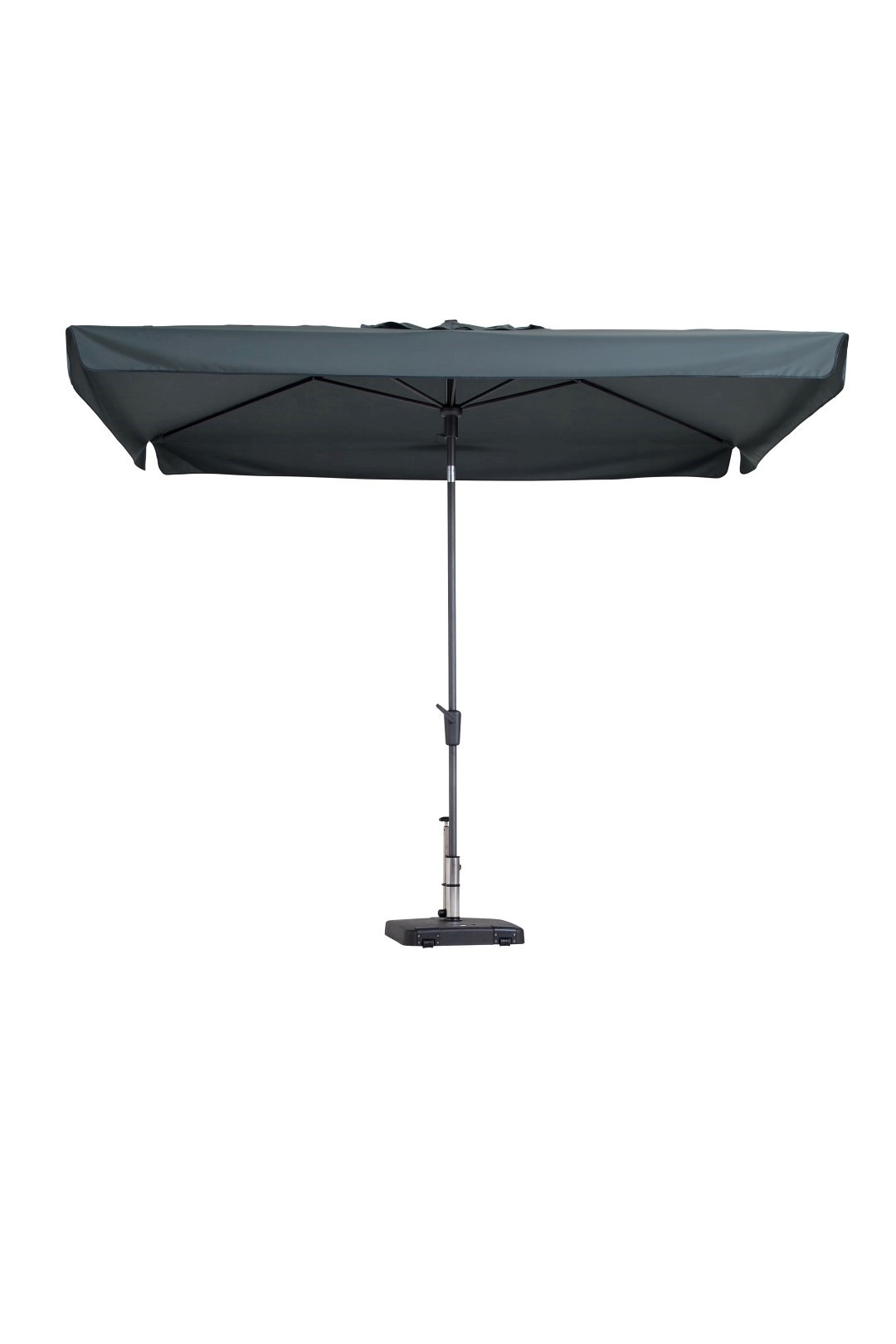 stokparasol delos luxe 200×300 cm polyester grey zonwering madison madison