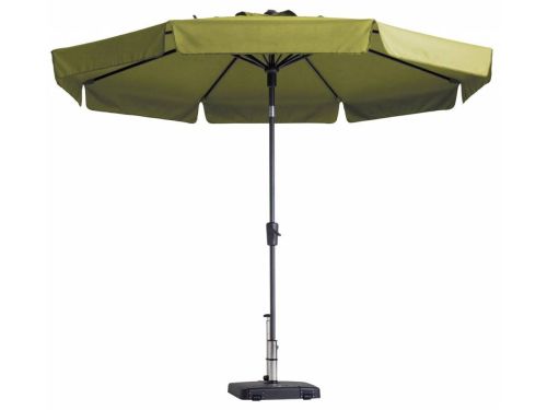 Stokparasol Flores dia. 300 cm sage green zonwering Madison - Madison