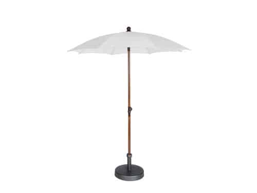 Stokparasol Olivia 200/8/33/36 wood white Max&Luuk - Max luuk