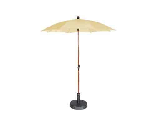 Stokparasol Olivia 200/8/33/36 wood yellow Max&Luuk - Max luuk