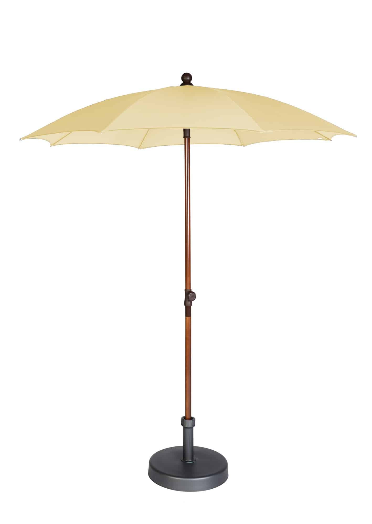 stokparasol olivia 200/8/33/36 wood yellow max&luuk max luuk