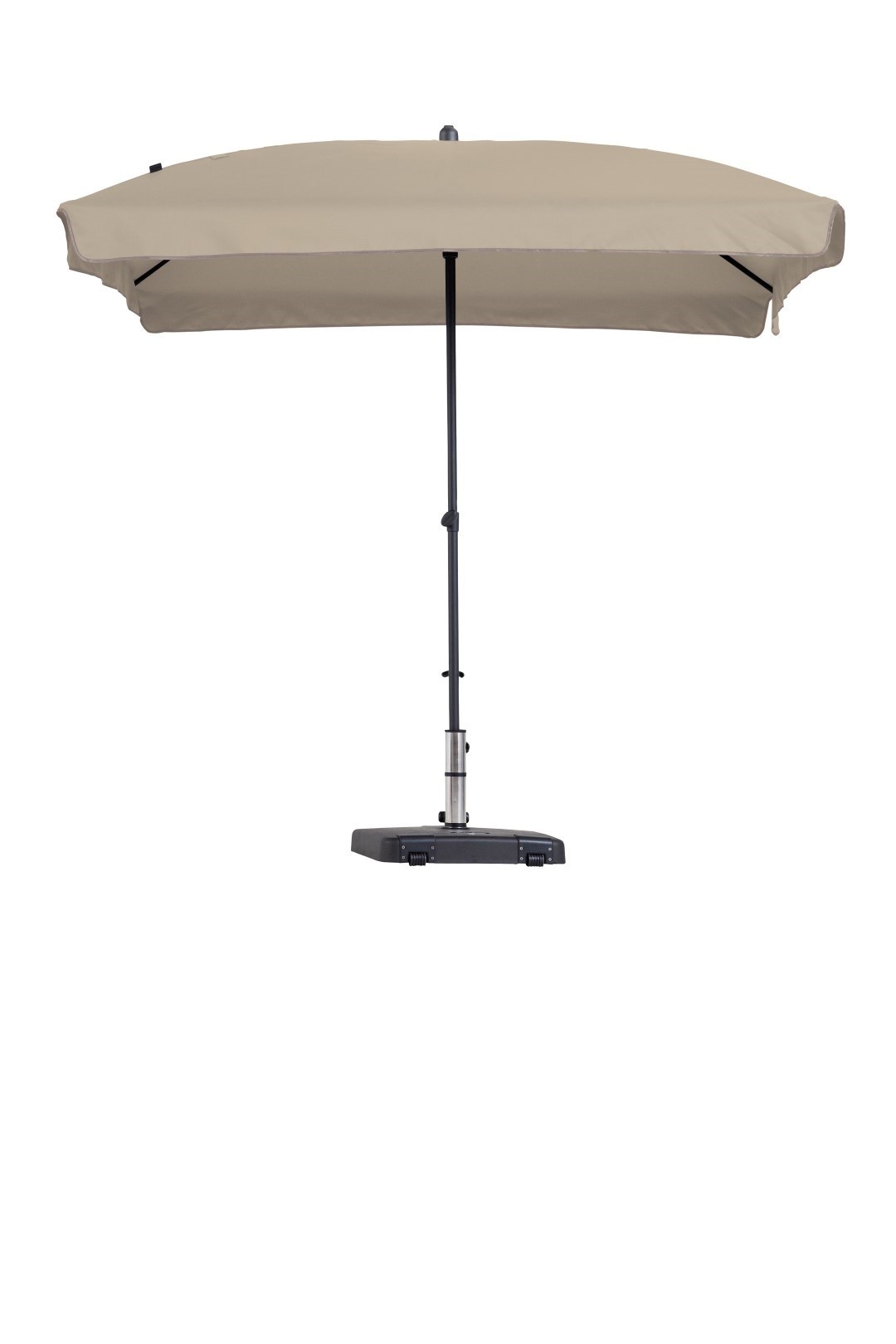 stokparasol patmos luxe 210×140 cm polyester ecru zonwering madison madison