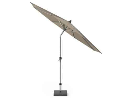 Stokparasol Riva dia. 300 cm taupe zonwering Platinum - Platinum