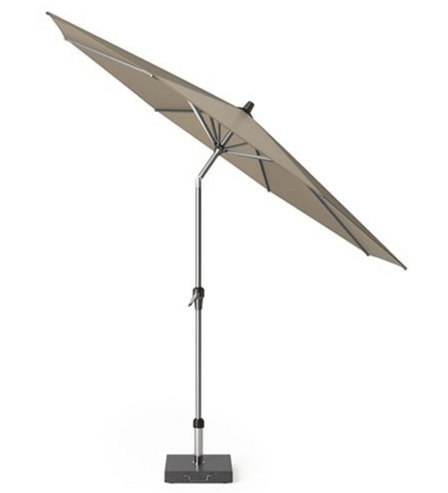 stokparasol riva dia. 300 cm taupe zonwering platinum platinum