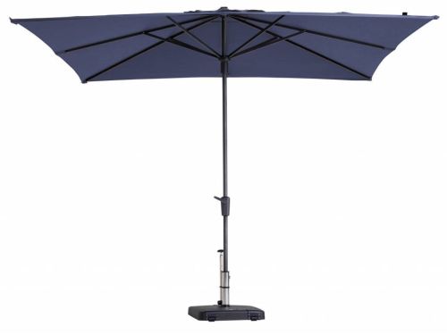 Stokparasol Syros 280 x 280 cm safier blauw zonwering Madison - Madison