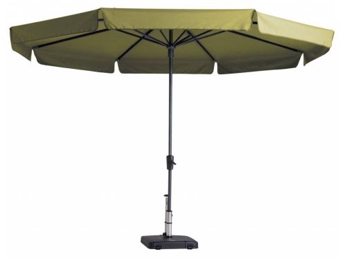 Stokparasol Syros dia. 350 cm sage green zonwering Madison - Madison