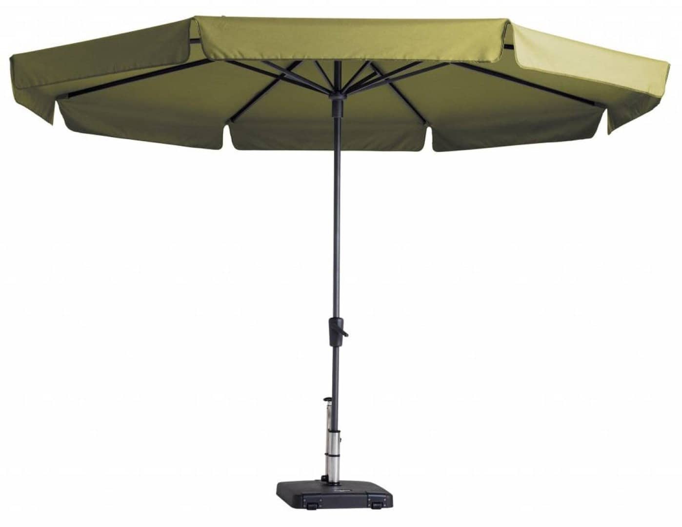stokparasol syros dia. 350 cm sage green zonwering madison madison