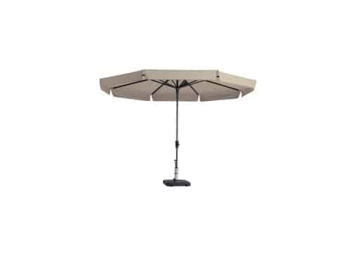 Stokparasol Syros luxe 350 cm Polyester ecru zonwering Madison - Madison