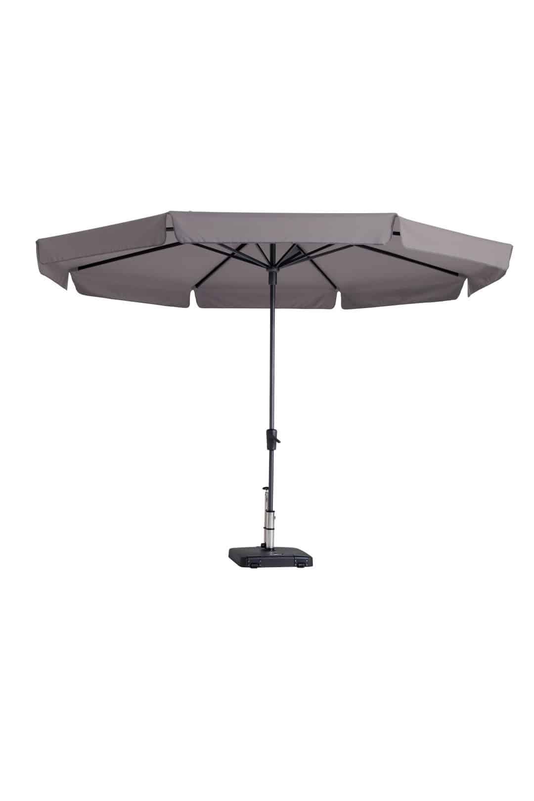 stokparasol syros luxe 350 cm polyester taupe zonwering madison madison