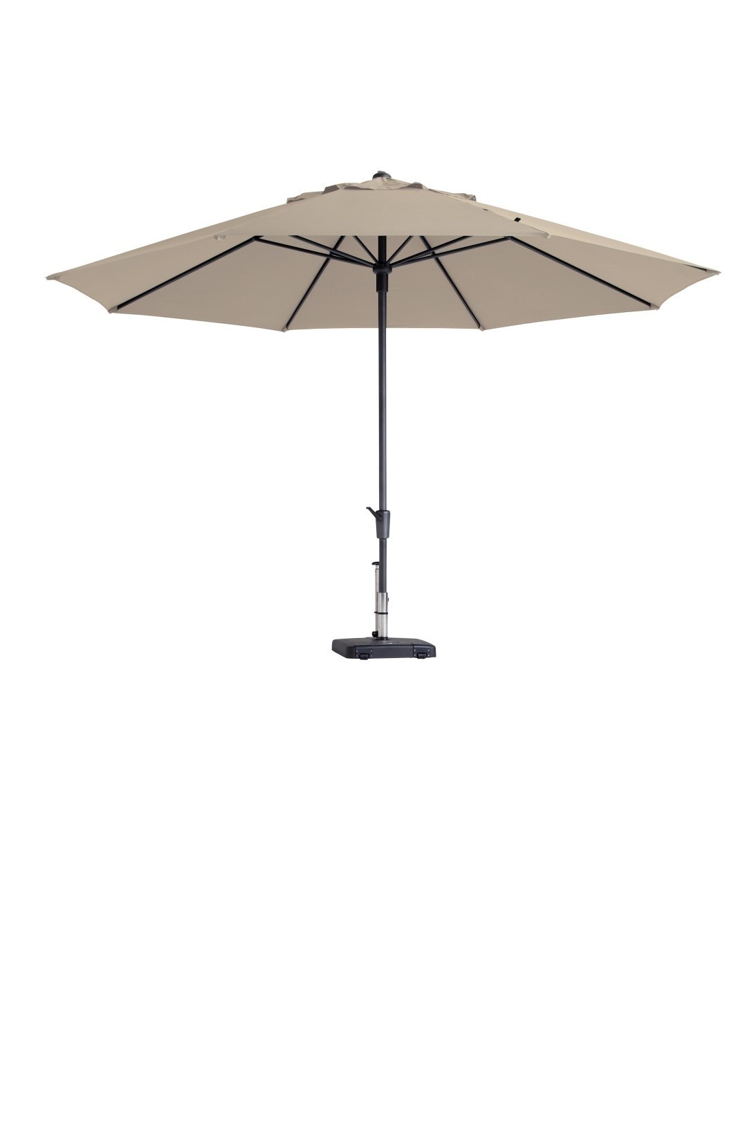 stokparasol timor luxe 400 cm polyester ecru zonwering madison madison
