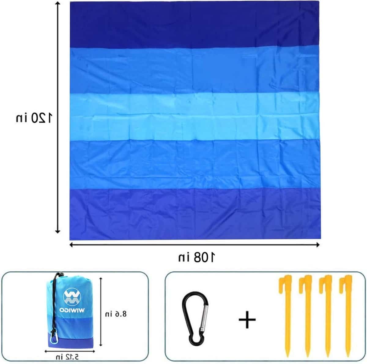 stranddeken picknickkleed buitenkleed genieten van buiten zandbestendig