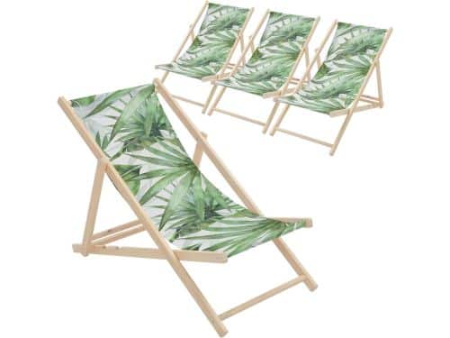 Strandstoel Hout - Lounger Ligbed - Buiten Ontspannen - 3-Positie