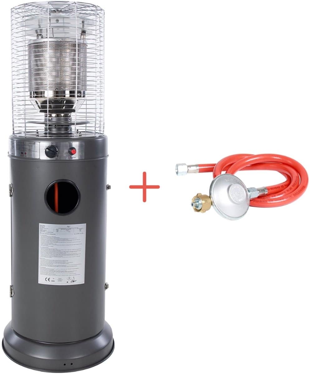 sunred terrasverwarmer lounge heater propus grijs