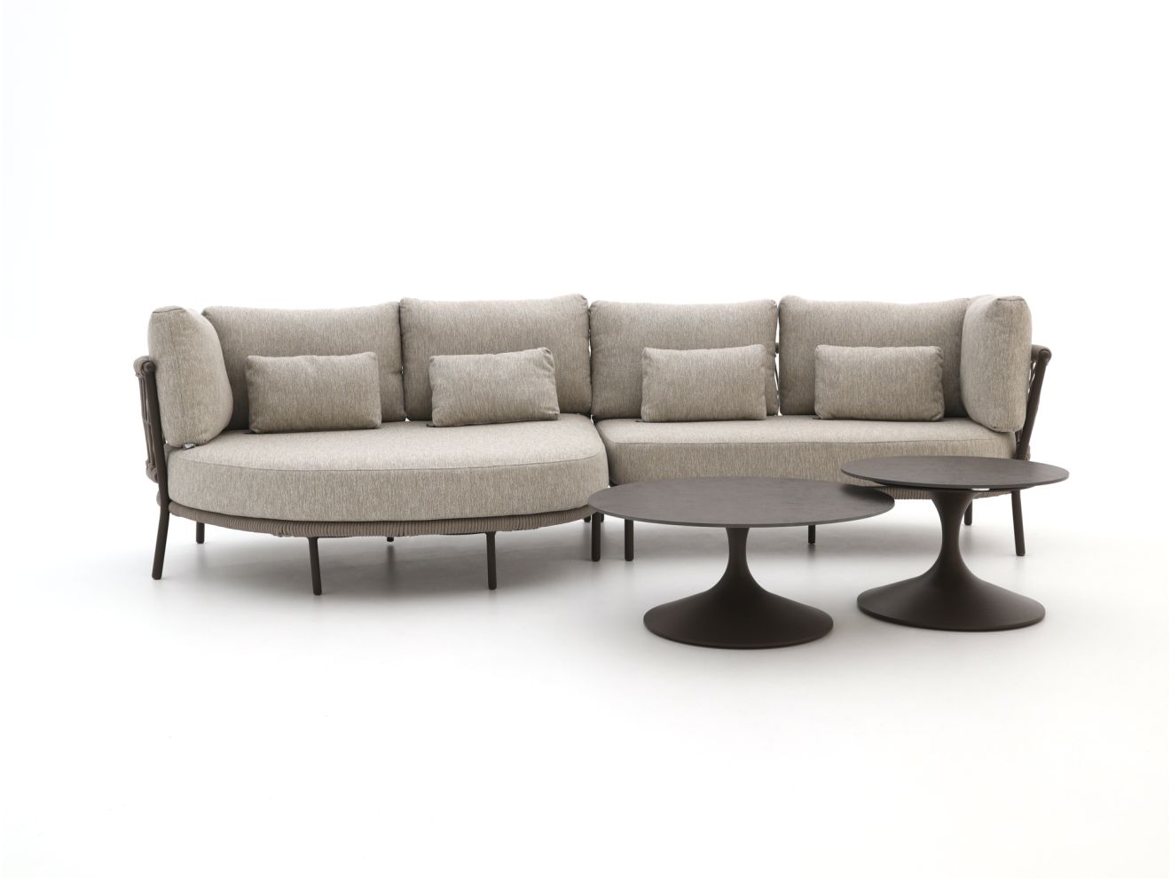 suns bardi/nova chaise longue loungeset 3 delig rechts 4 zits laagste prijsgarantie!