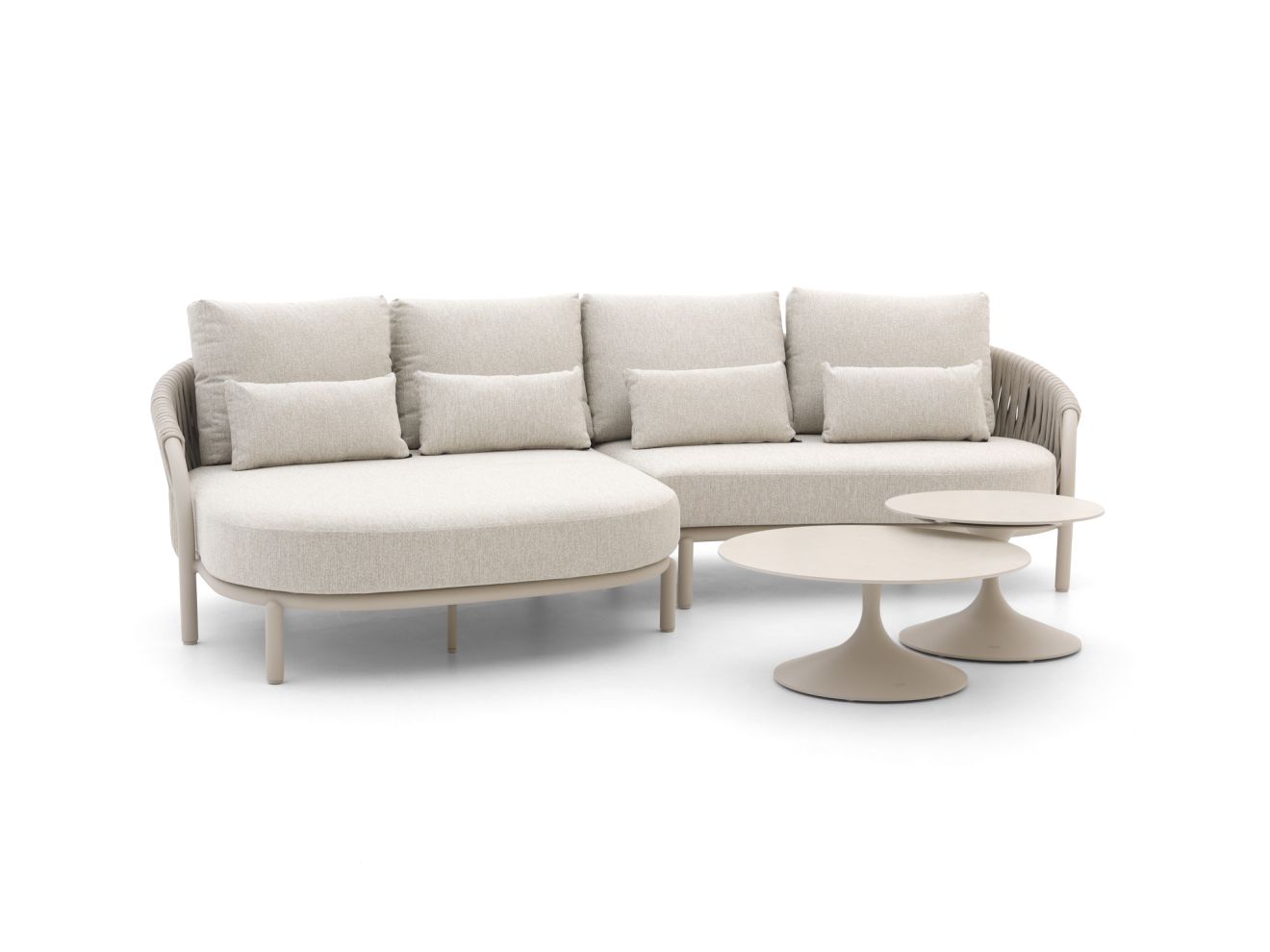 suns feroli/nova chaise longue loungeset 4 delig rechts laagste prijsgarantie!