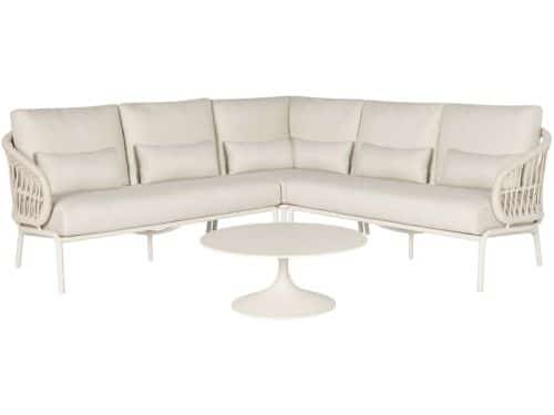 Suns Tosca hoek loungeset 4 delig camel sand rope