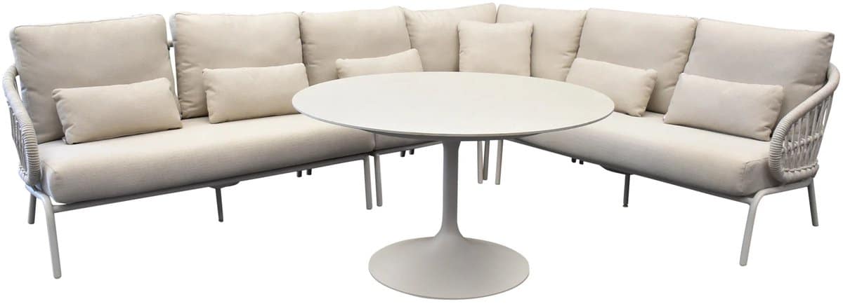 suns tosca hoek loungeset 5 delig camel sand rope