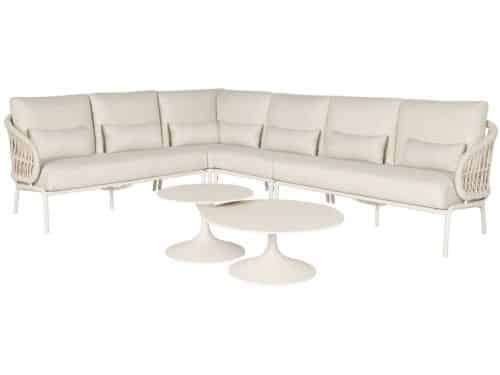 Suns Tosca hoek loungeset 6 delig camel sand rope