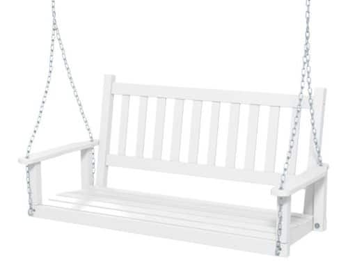 SureDeal® - Houten Schommelbank 2-Zits - 136x67x63 cm - Populierenhout