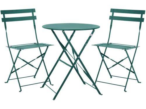 SVITA BERLIN Bistroset - Metalen Zitgroep Balkon Opvouwbare Tafel Stoelen